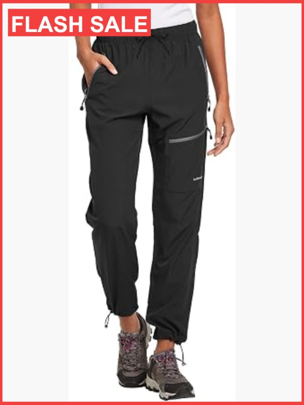 Hiking Pants Women Quick Dry Lightweight Water Resistant Cargo
